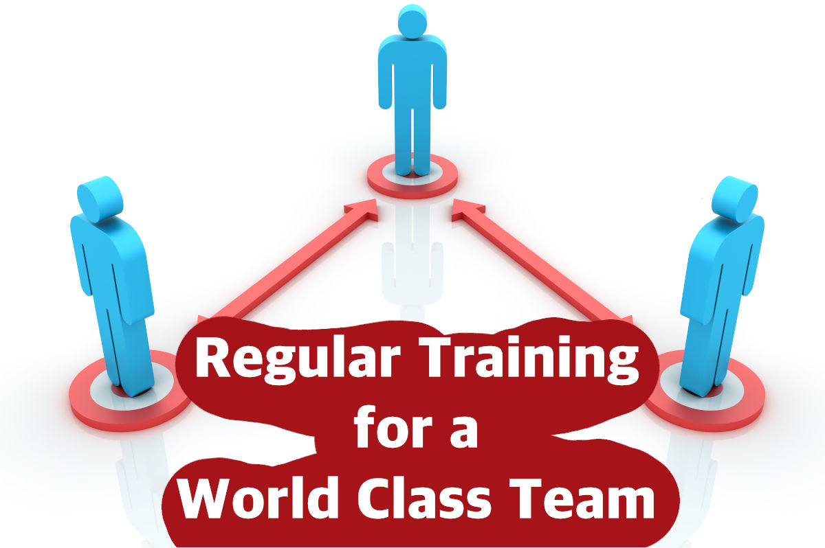 Regular Training for a World Class Team